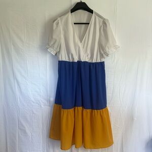 Shein multiple color dress.